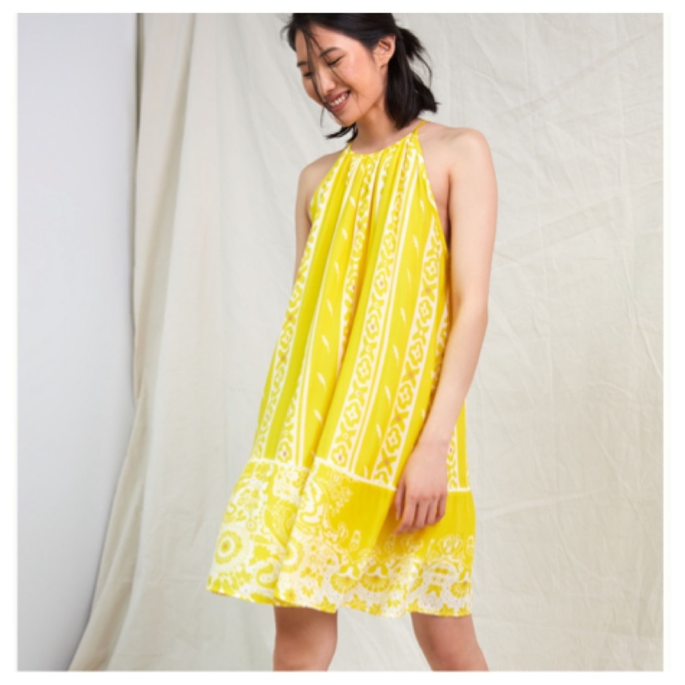 Anthro Forever that Girl Halter Tunic Mini Dress